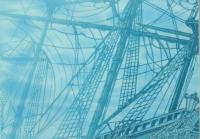 Decor Azure ship 4 turquiose+350+250